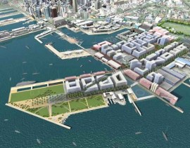 Waterfront Auckland design concept for the Wynyard Quarter